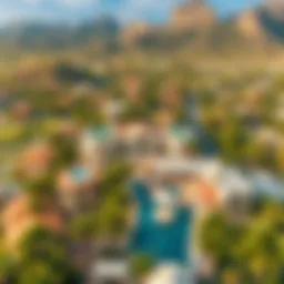 Aerial view of Eden the Valley showcasing luxury homes