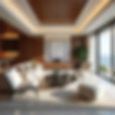 Sophisticated Interior Design in Dubai’s Luxurious Villas Elegant interior design of a beachfront villa