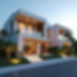 Exterior view of Bloomingdale Villas showcasing modern architecture