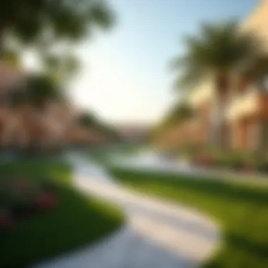 Vibrant community park in Falcon Al Barsha