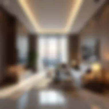 Sophisticated Interior Design Contemporary interior design of a Jumeirah villa