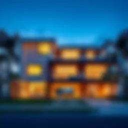 Stunning exterior view of Expo Valley Villas showcasing modern architecture