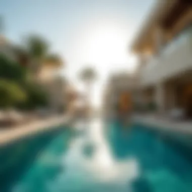 Exclusive Amenities at Palm Jumeirah Villas Lavish amenities offered within Palm Jumeirah Signature Villas, including private pools and gardens