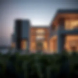 Luxurious villa in Sidra with modern architecture