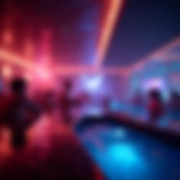 Vibrant nightlife scene at The Penthouse nightclub