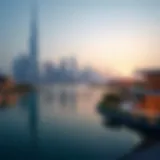 Dubai skyline showcasing luxury properties